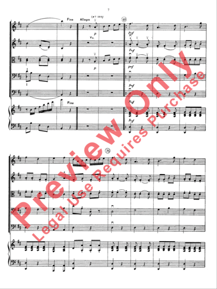 Hungarian Dance No. 4 Hungarian Dance No. 4 String Orchestra scores gallery preview page 8