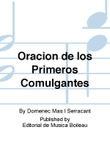 Oracion de los Primeros Comulgantes