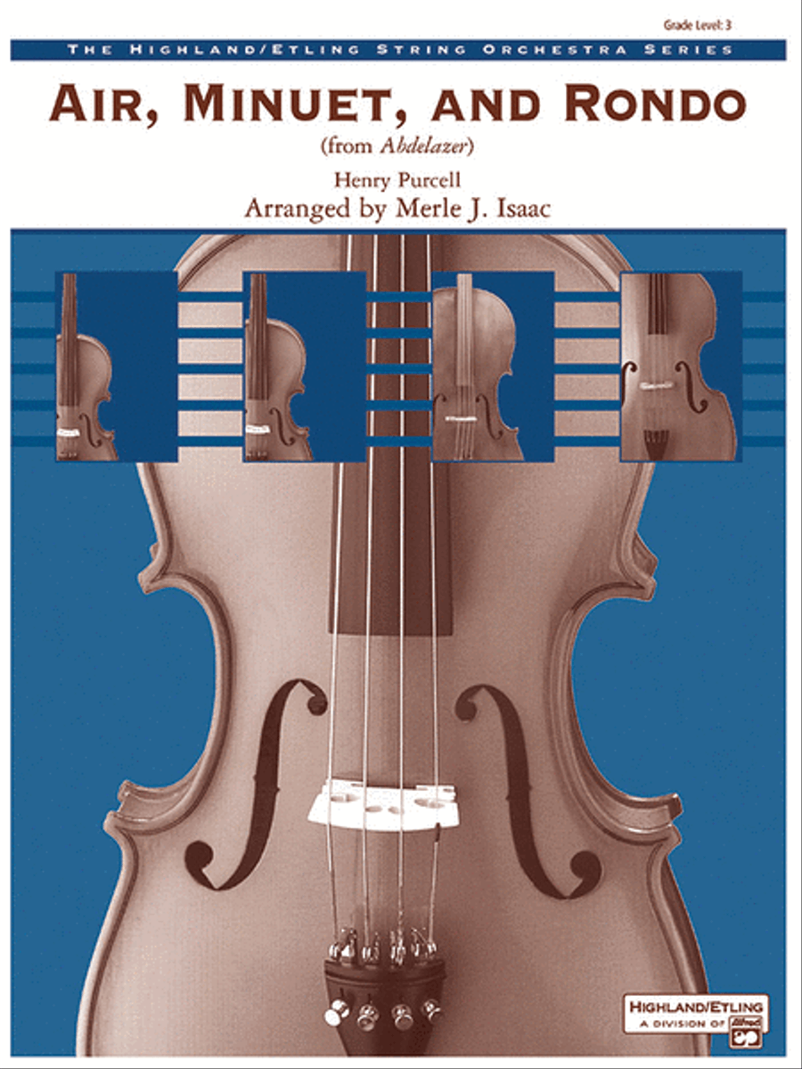 Air, Minuet and Rondo Air, Minuet and Rondo String Orchestra scores gallery preview page 1