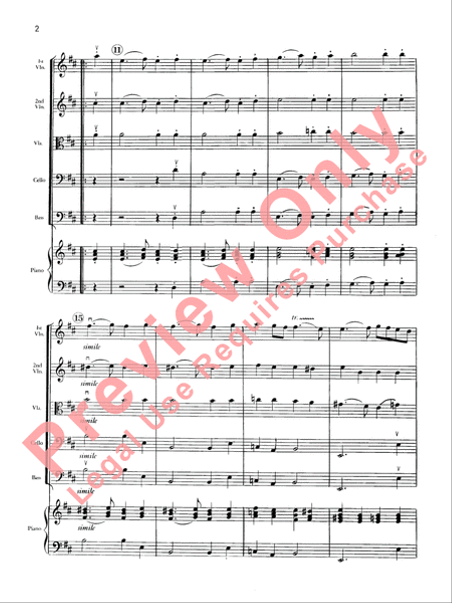 Air, Minuet and Rondo Air, Minuet and Rondo String Orchestra scores gallery preview page 5