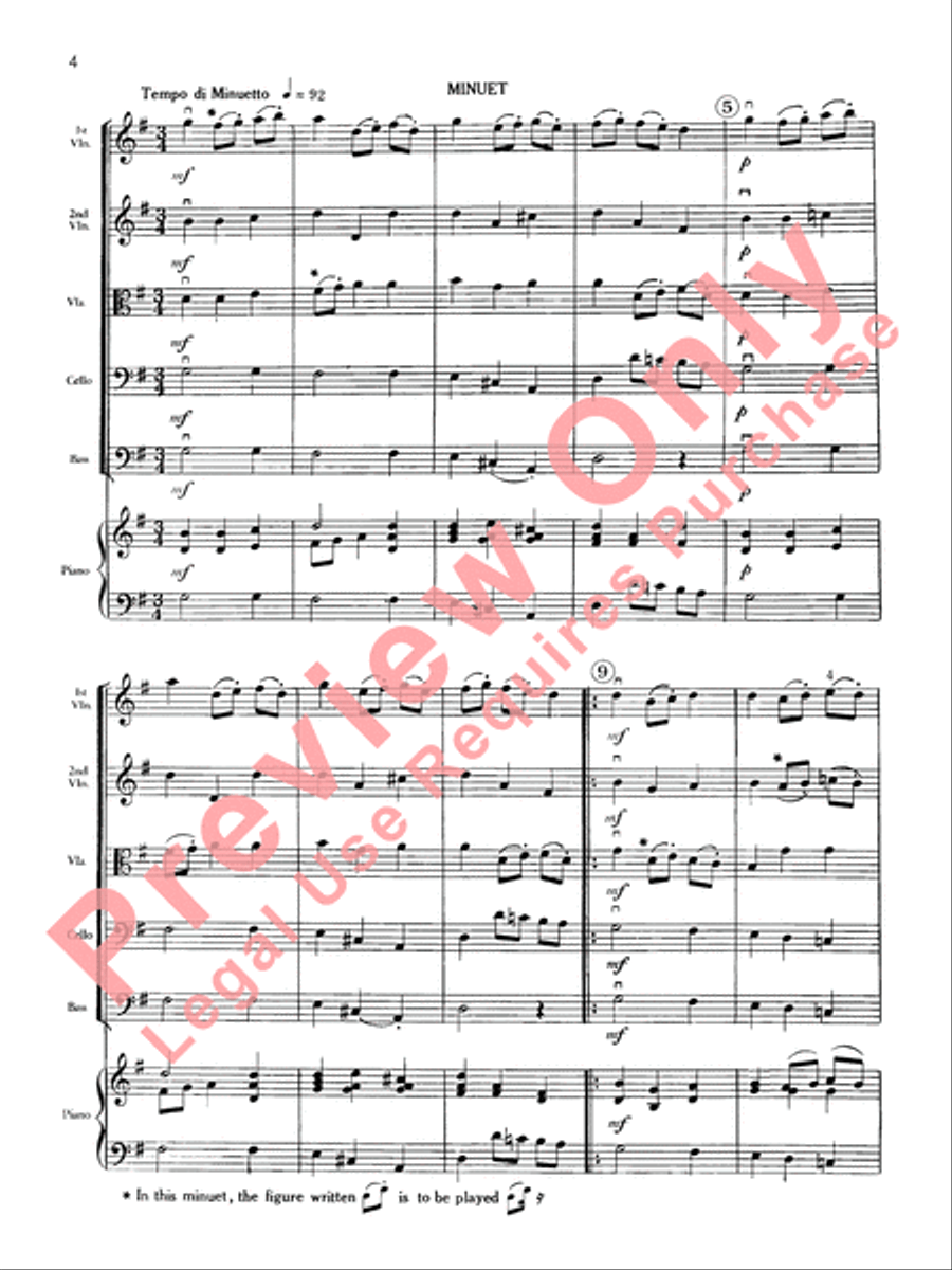 Air, Minuet and Rondo Air, Minuet and Rondo String Orchestra scores gallery preview page 7