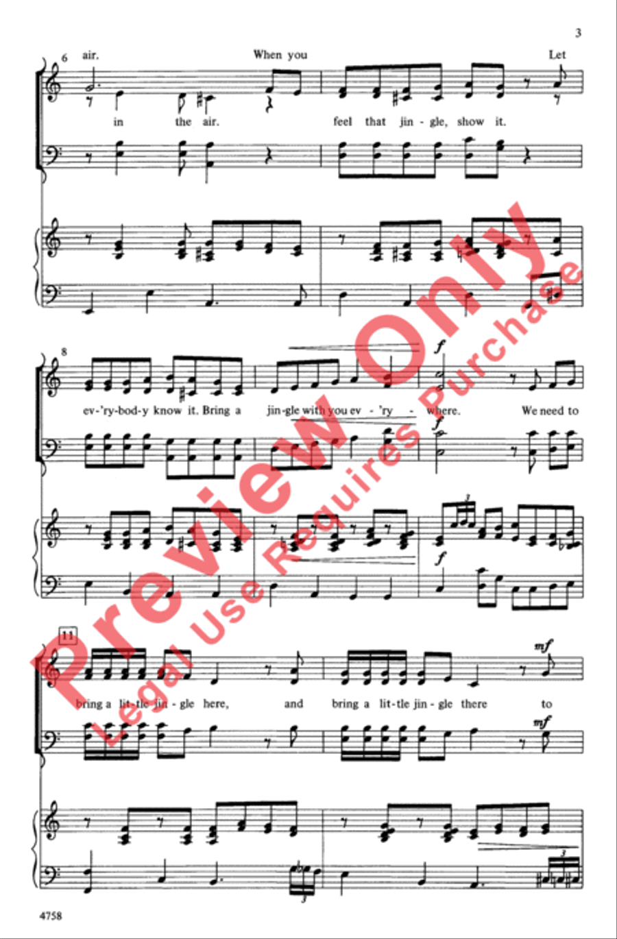 Bring a Little Jingle Bring a Little Jingle Choir scores gallery preview page 3