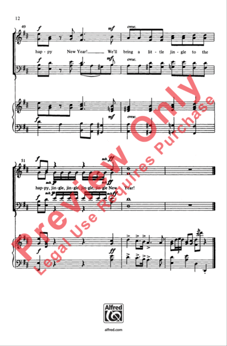 Bring a Little Jingle Bring a Little Jingle Choir scores gallery preview page 12