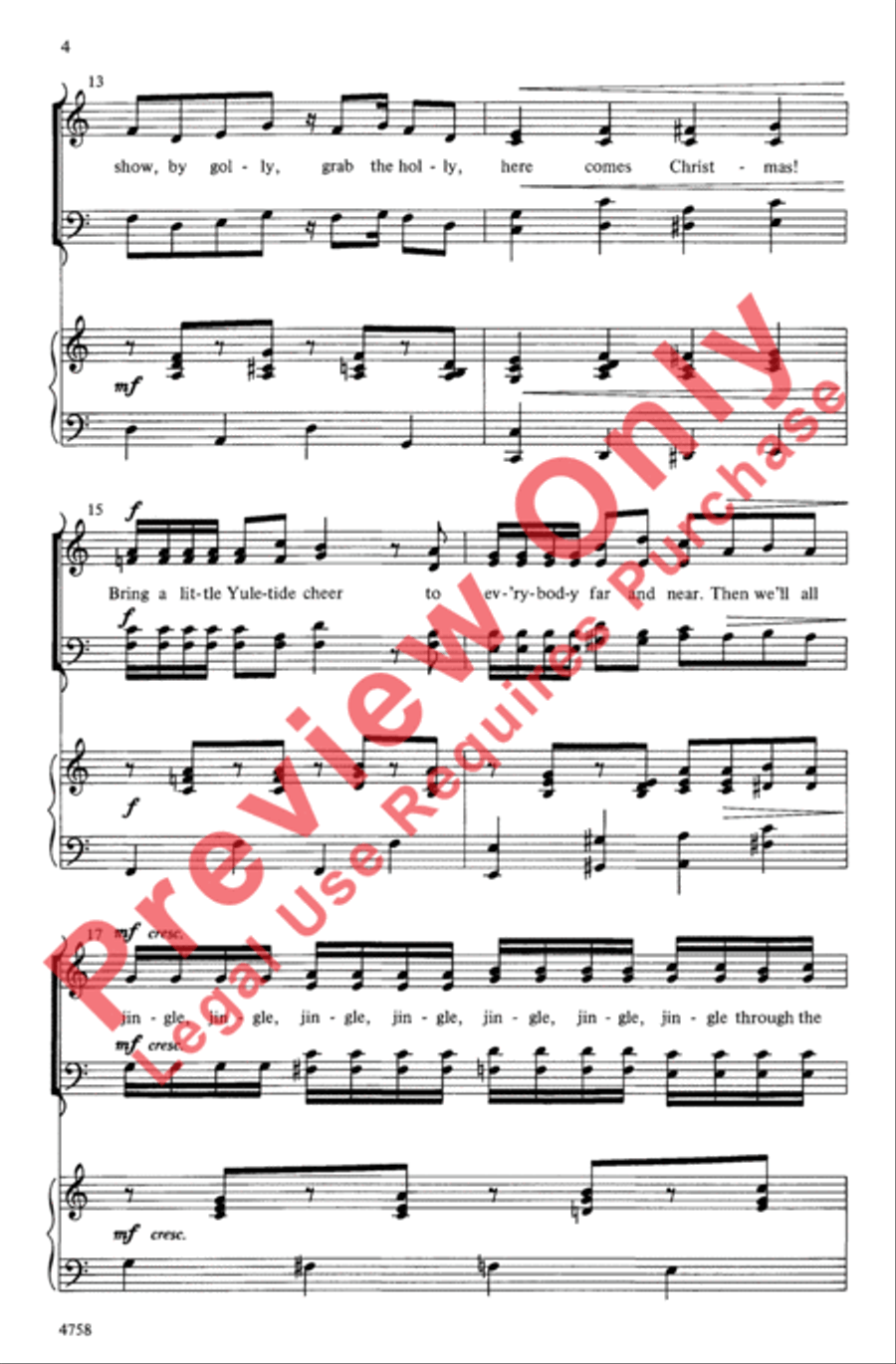 Bring a Little Jingle Bring a Little Jingle Choir scores gallery preview page 4