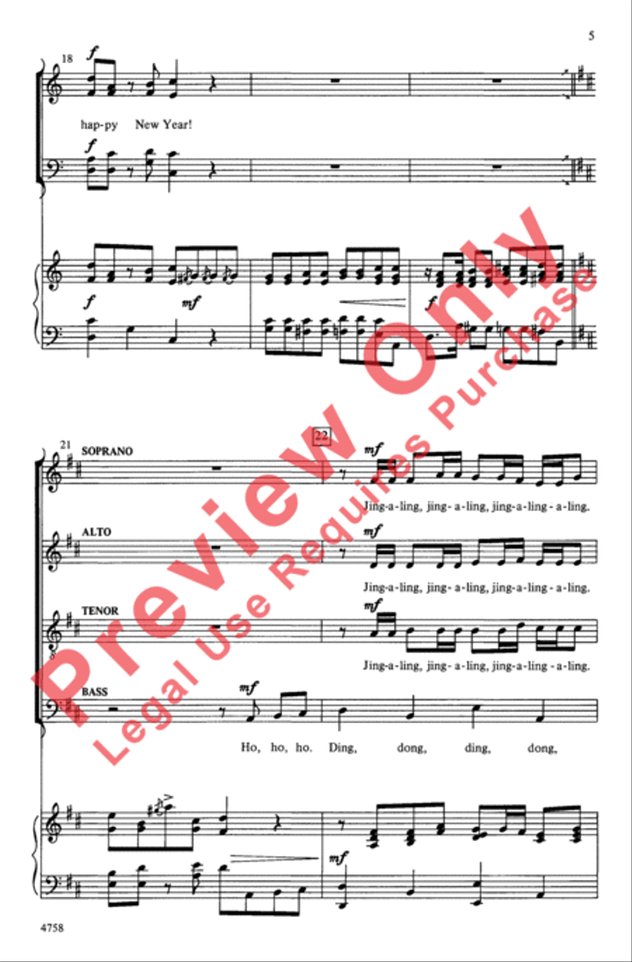 Bring a Little Jingle Bring a Little Jingle Choir scores gallery preview page 5