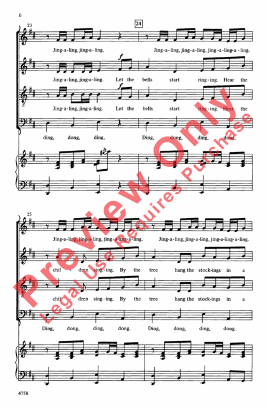 Bring a Little Jingle Bring a Little Jingle Choir scores gallery preview page 6