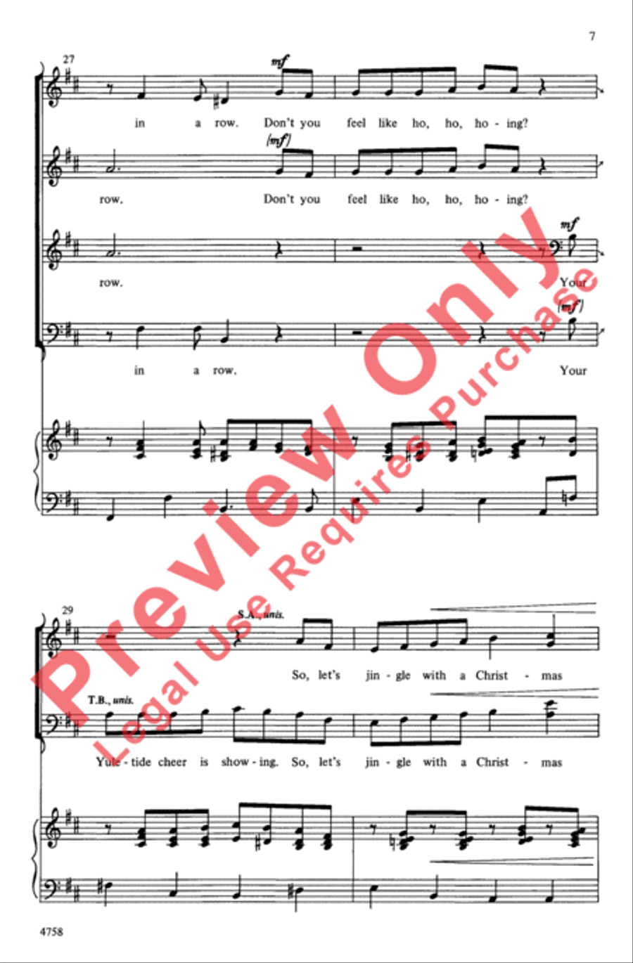 Bring a Little Jingle Bring a Little Jingle Choir scores gallery preview page 7