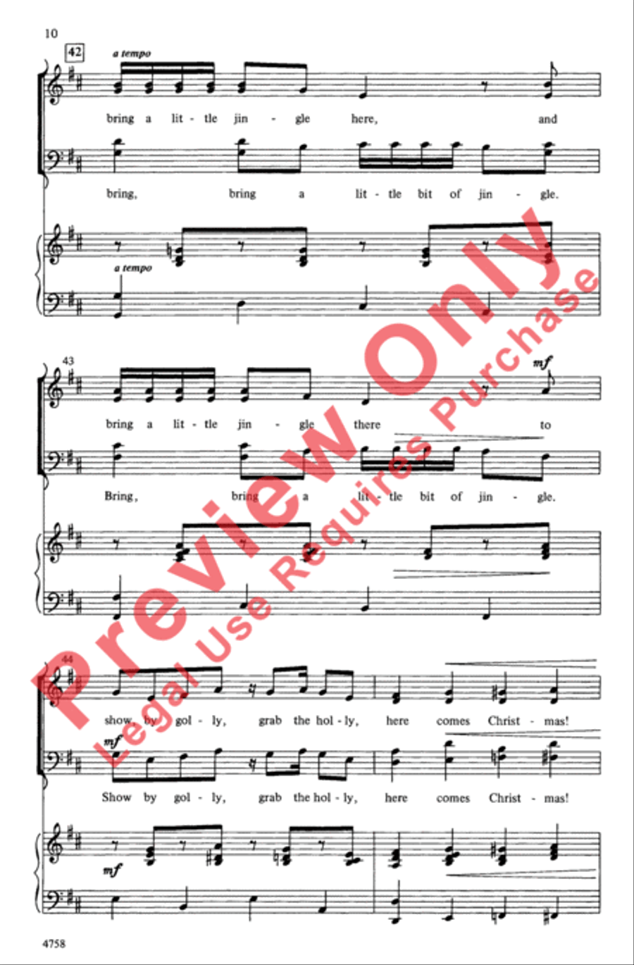 Bring a Little Jingle Bring a Little Jingle Choir scores gallery preview page 10