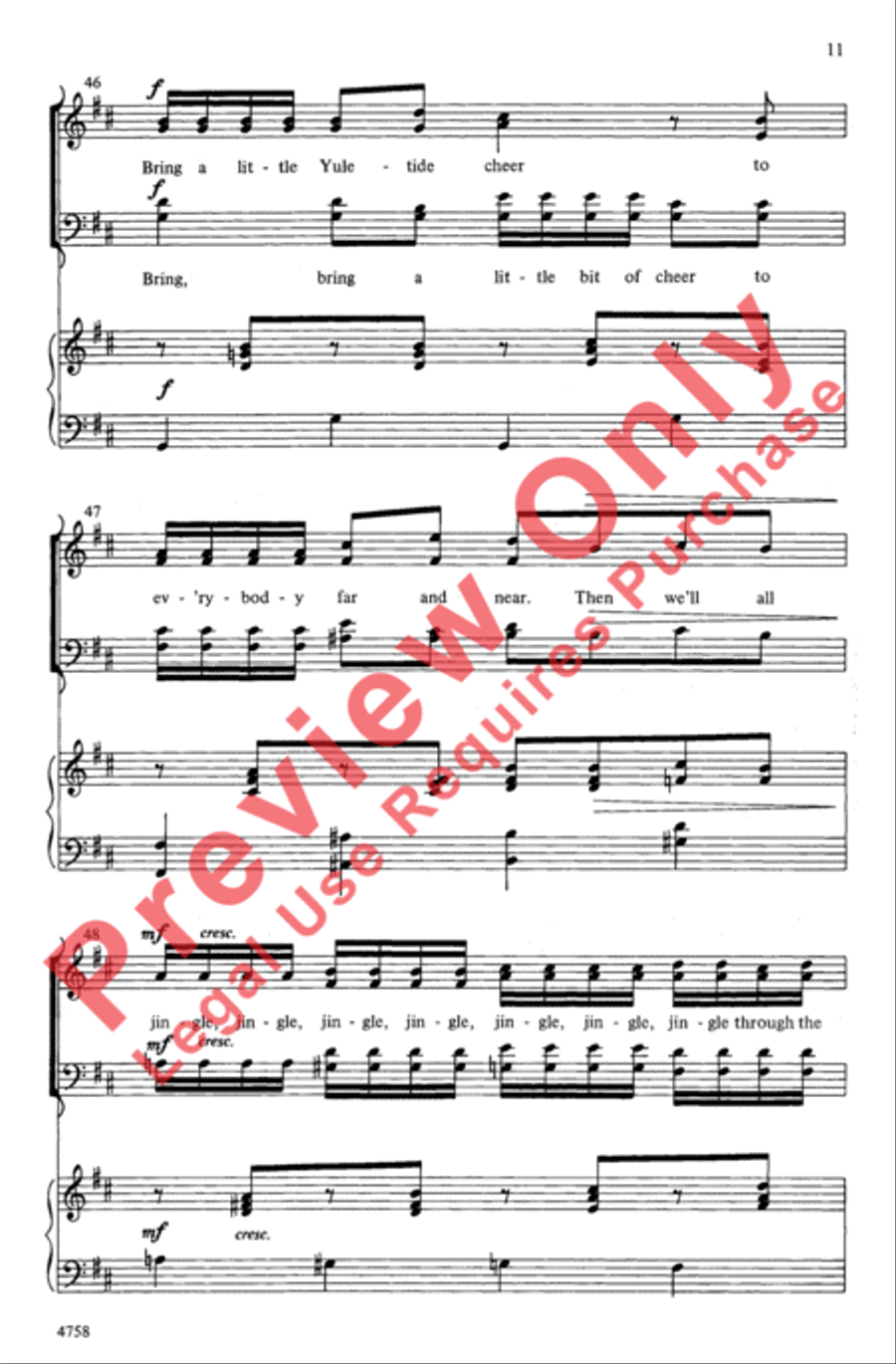 Bring a Little Jingle Bring a Little Jingle Choir scores gallery preview page 11