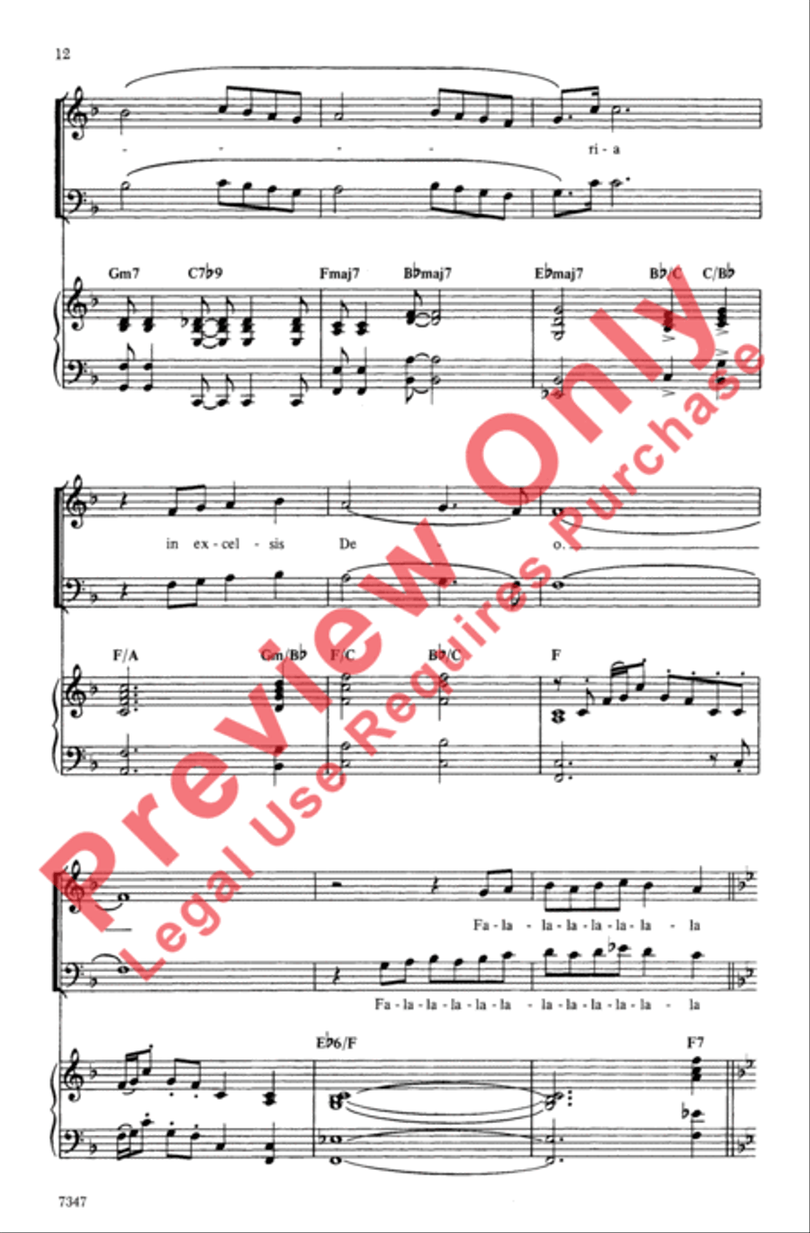 Christmas Is the Best Time of the Year Choir scores gallery preview page 12