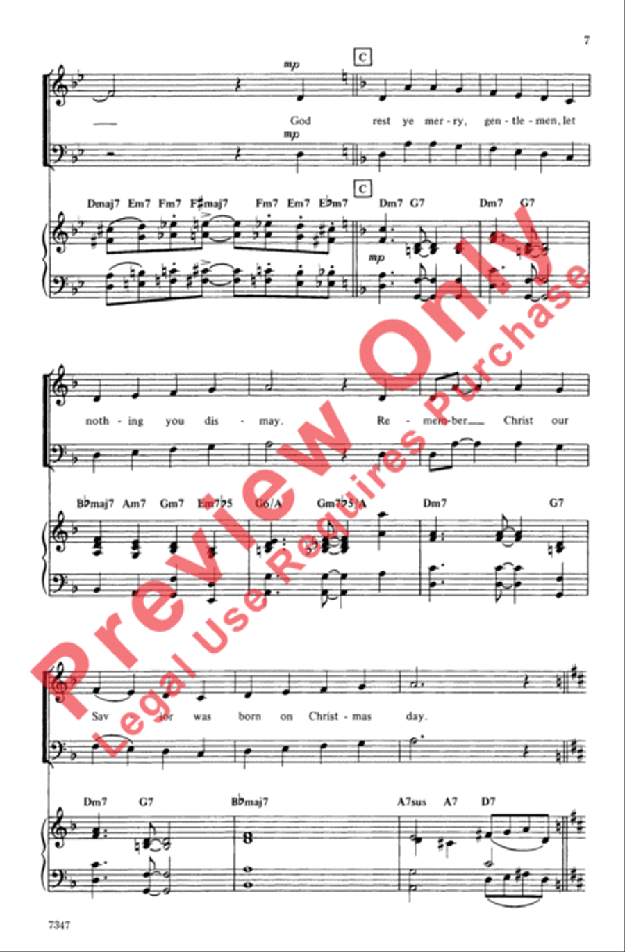 Christmas Is the Best Time of the Year Choir scores gallery preview page 7