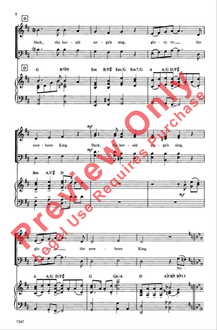 Christmas Is the Best Time of the Year Choir scores gallery preview page 8