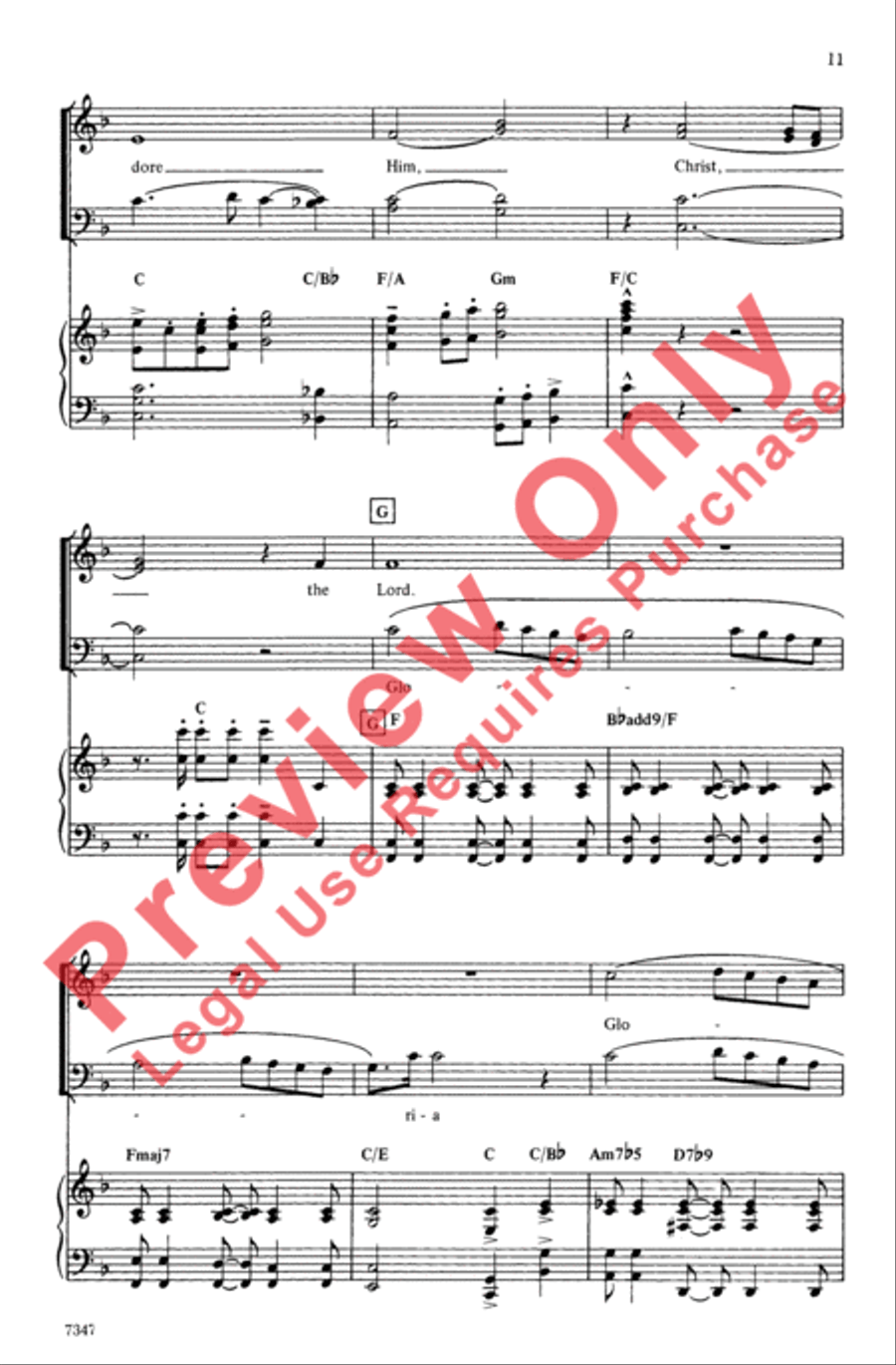 Christmas Is the Best Time of the Year Choir scores gallery preview page 11