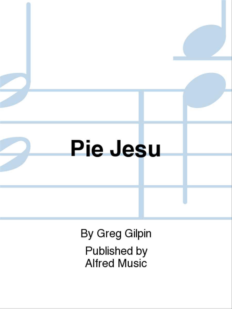 Pie Jesu Choir scores gallery preview page 1