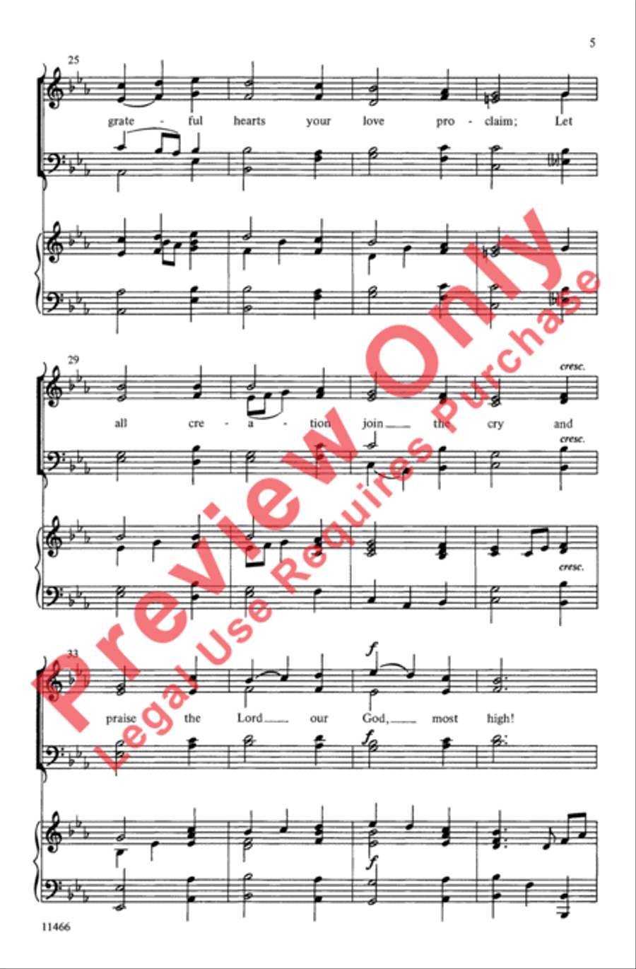 A Joyful Introit A Joyful Introit 4-Part scores gallery preview page 5