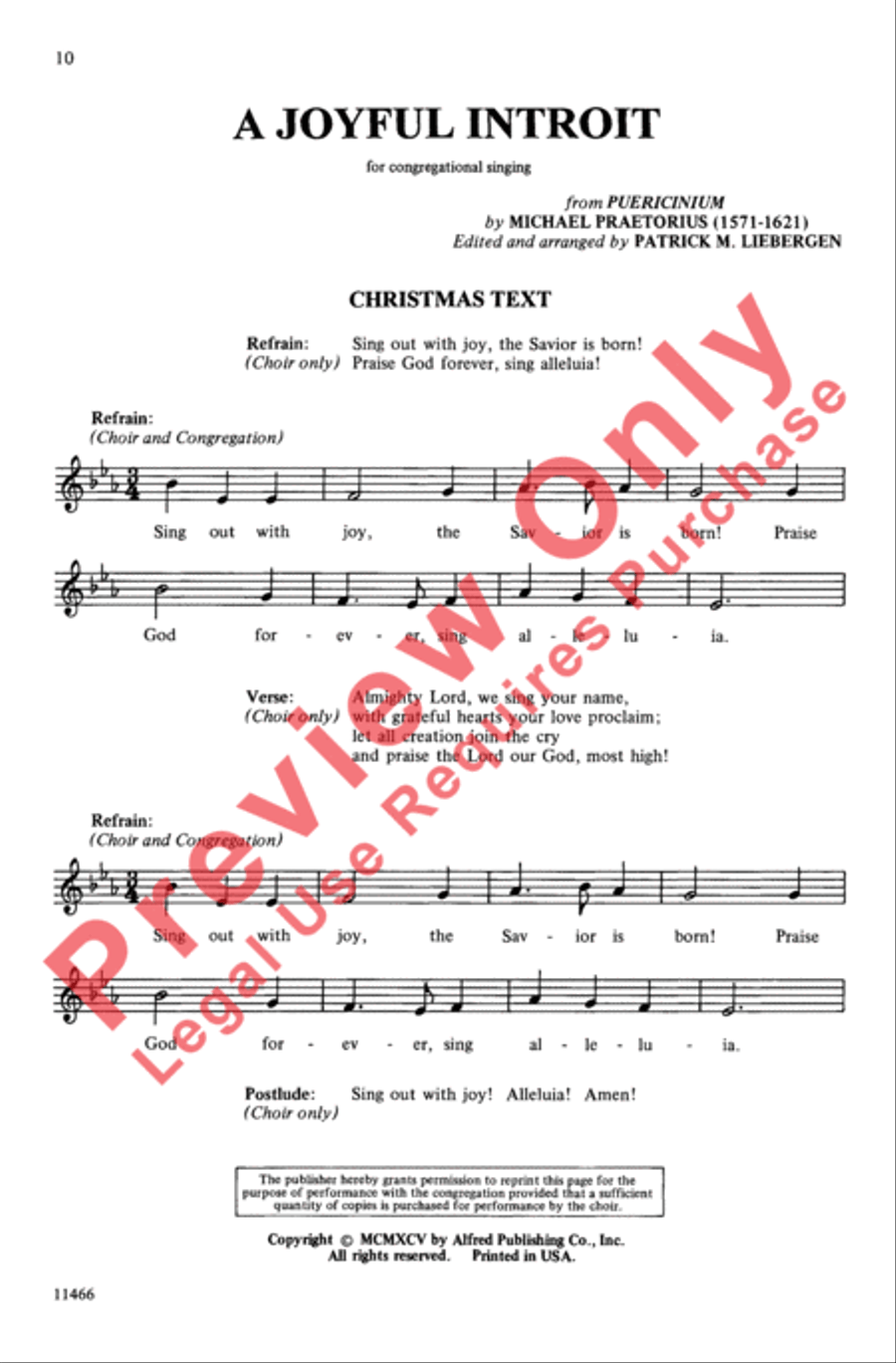 A Joyful Introit A Joyful Introit 4-Part scores gallery preview page 10