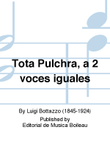 Tota Pulchra, a 2 voces iguales