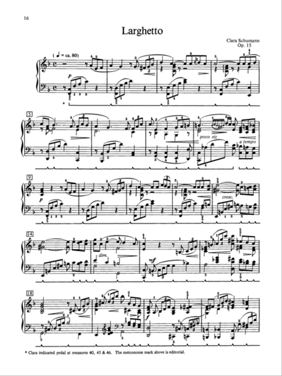 At the Piano with Robert and Clara Schumann Piano Solo scores gallery preview page 17