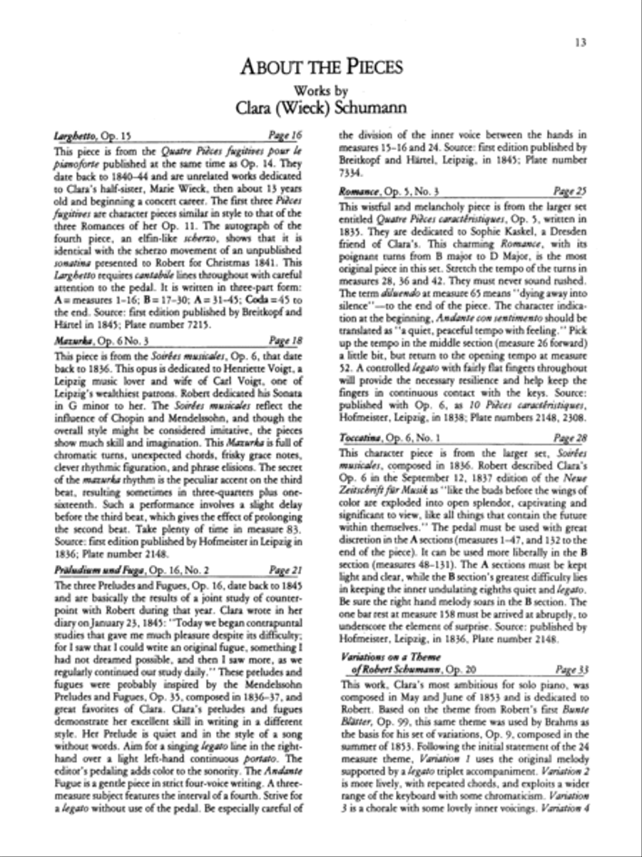 At the Piano with Robert and Clara Schumann Piano Solo scores gallery preview page 31