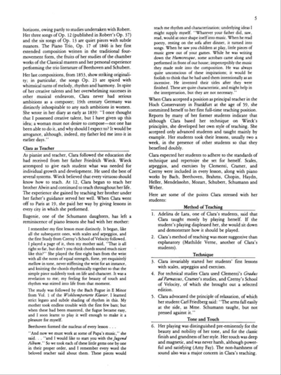 At the Piano with Robert and Clara Schumann Piano Solo scores gallery preview page 23