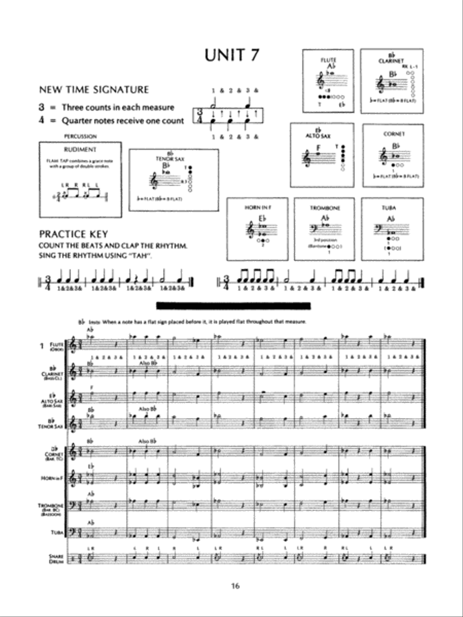 Alfred's Basic Band Method, Book 1 Concert Band scores gallery preview page 4
