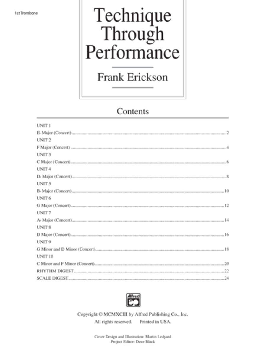 Technique Through Performance Trombone scores gallery preview page 5