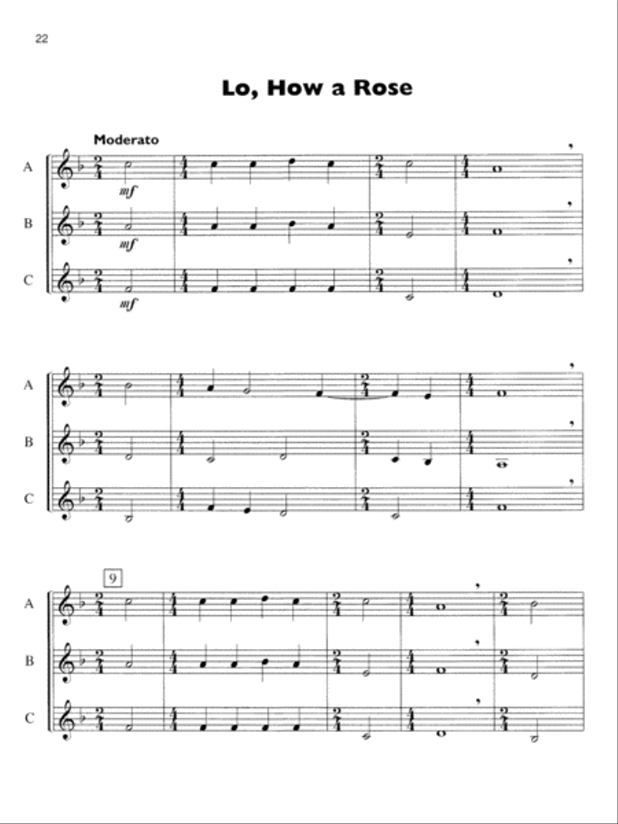 Yamaha Christmas Ensembles Concert Band Methods scores gallery preview page 4