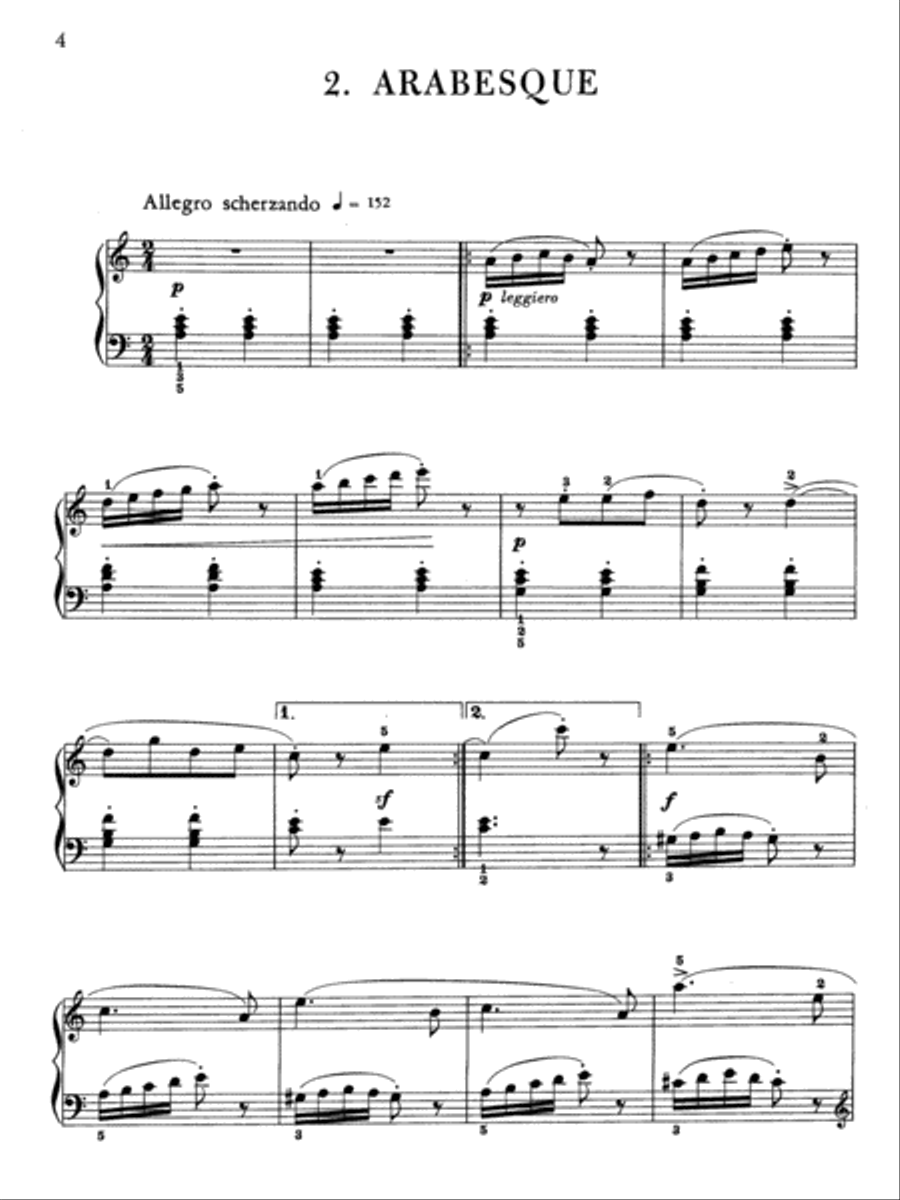 Burgmüller -- 25 Progressive Pieces, Op. 100 Piano Solo scores gallery preview page 4
