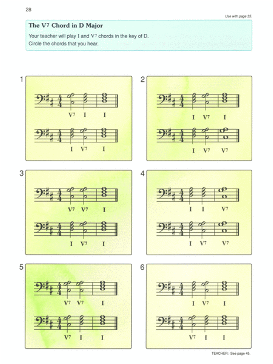 Alfred's Basic Piano Prep Course: Activity & Ear Training Book F Piano Method scores gallery preview page 3