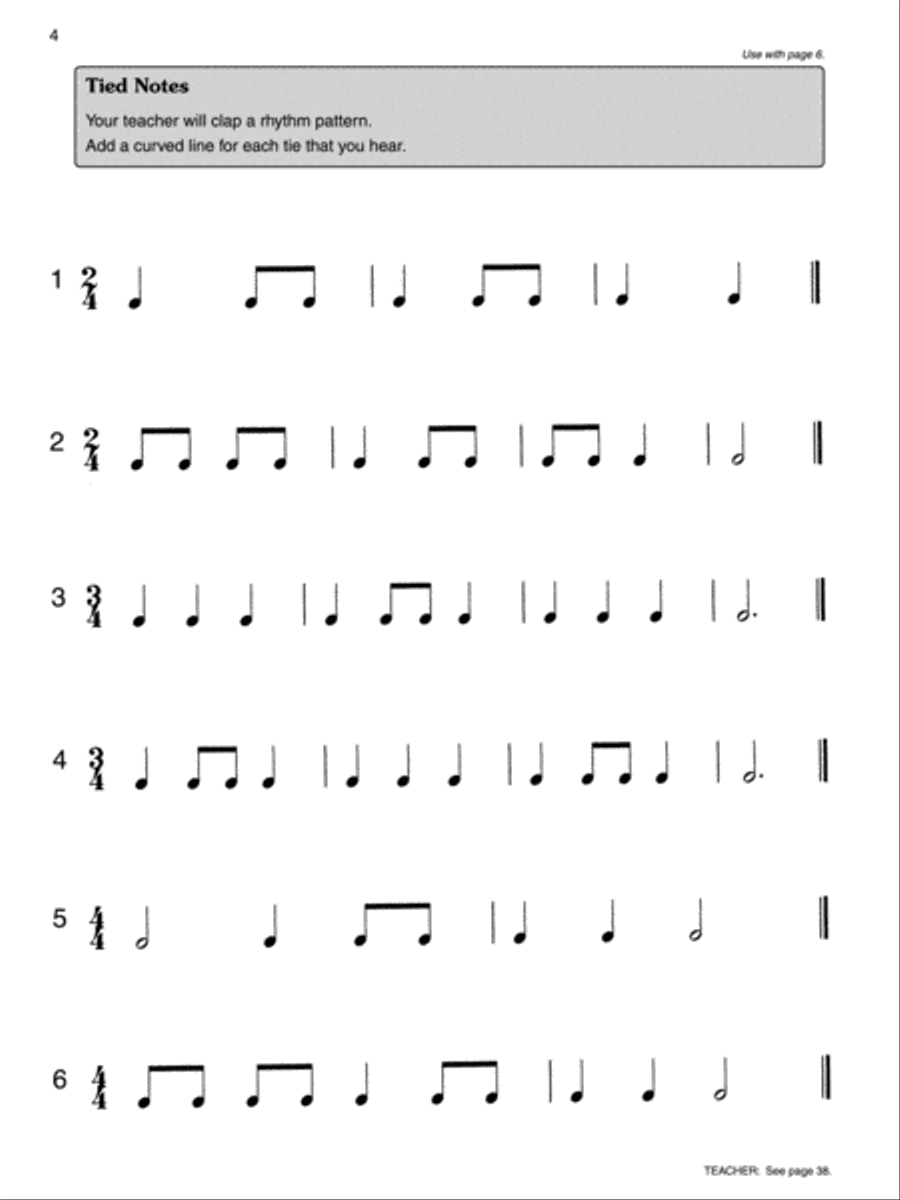 Alfred's Basic Piano Prep Course Activity & Ear Training, Book E Piano Method scores gallery preview page 2