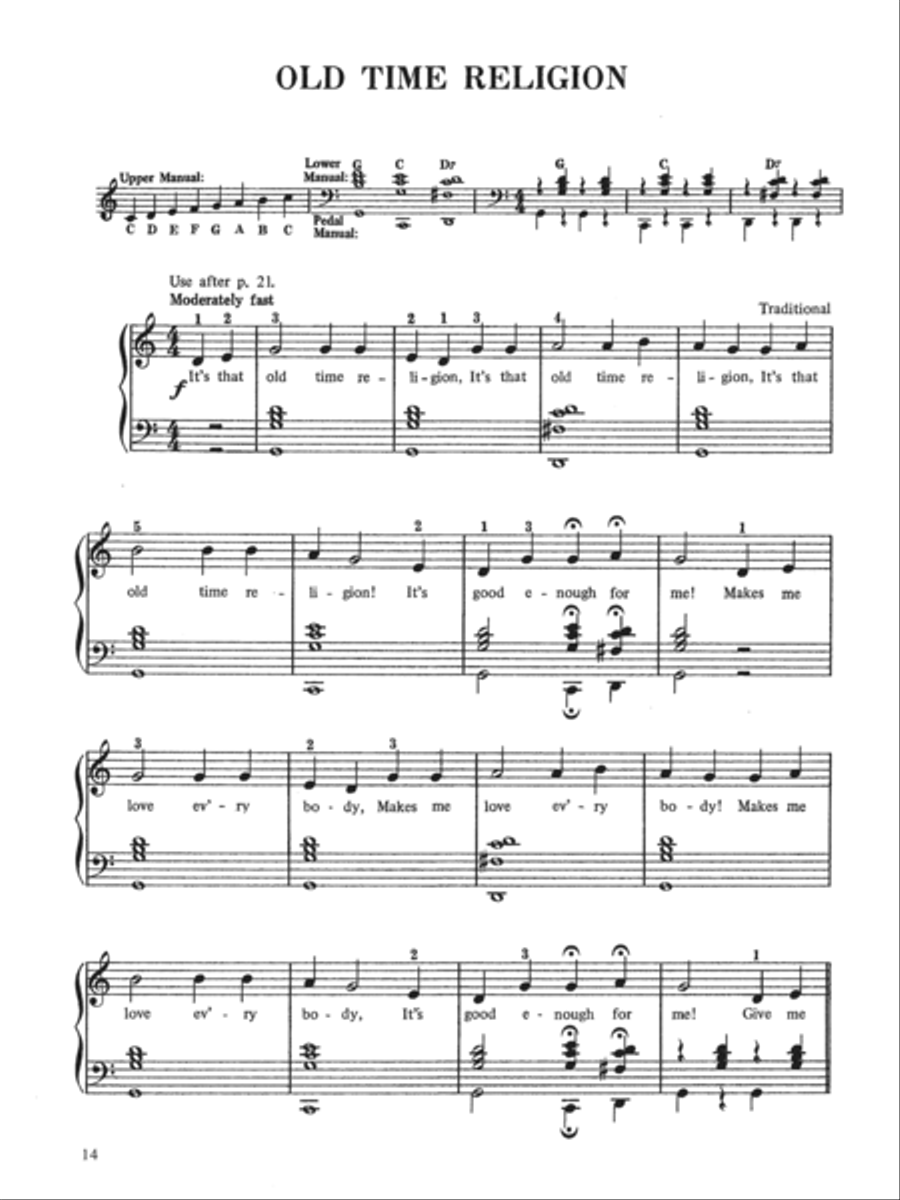Easy Solos for Spinet Organ, Book 2 Organ scores gallery preview page 3