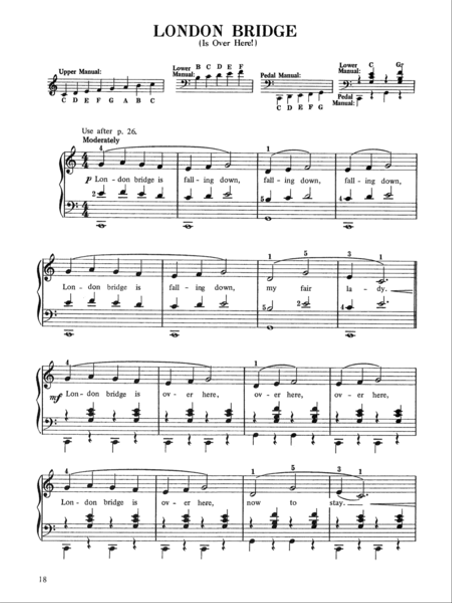Easy Solos for Spinet Organ, Book 2 Organ scores gallery preview page 4