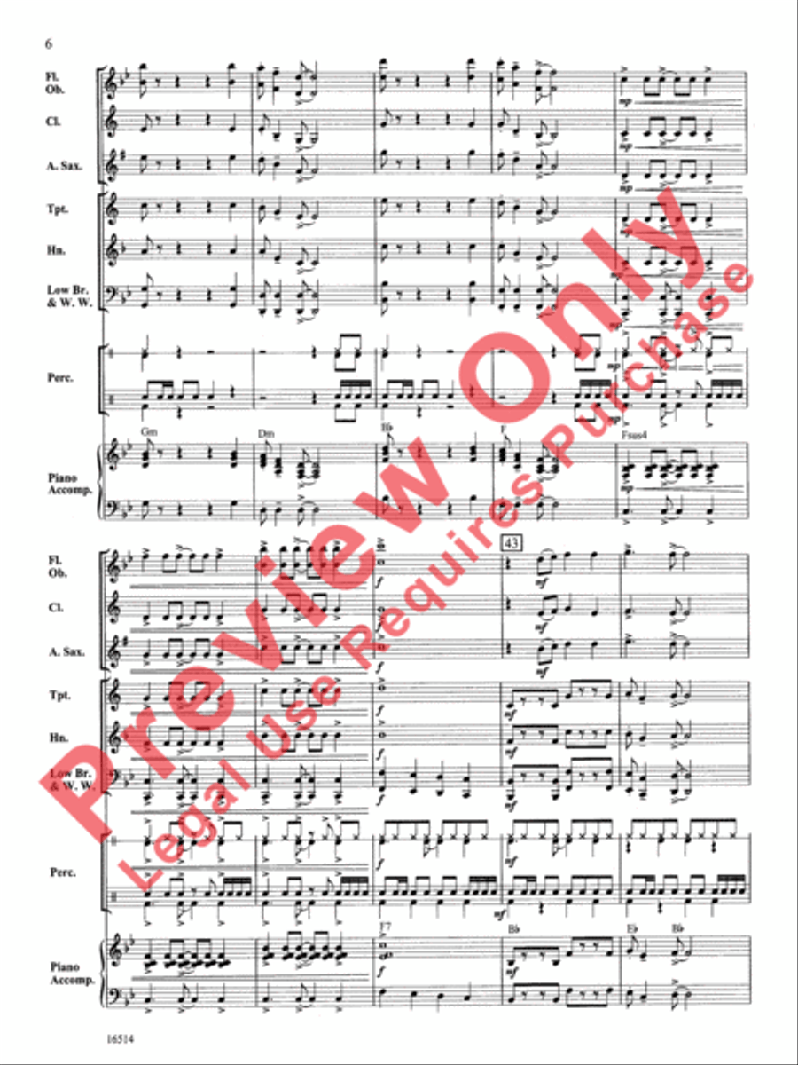 The Calypso Kid Concert Band scores gallery preview page 7