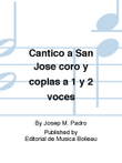 Cantico a San Jose coro y coplas a 1 y 2 voces