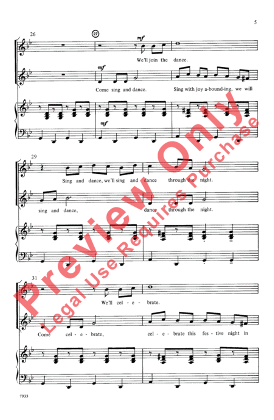 Light in the Darkness Light in the Darkness 2-Part scores gallery preview page 5