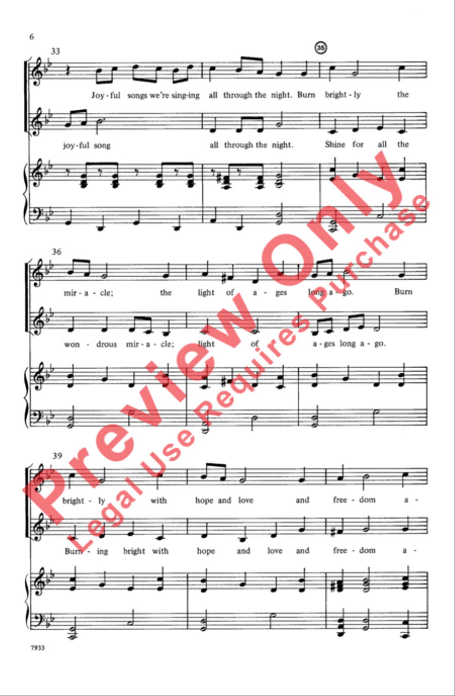 Light in the Darkness Light in the Darkness 2-Part scores gallery preview page 6