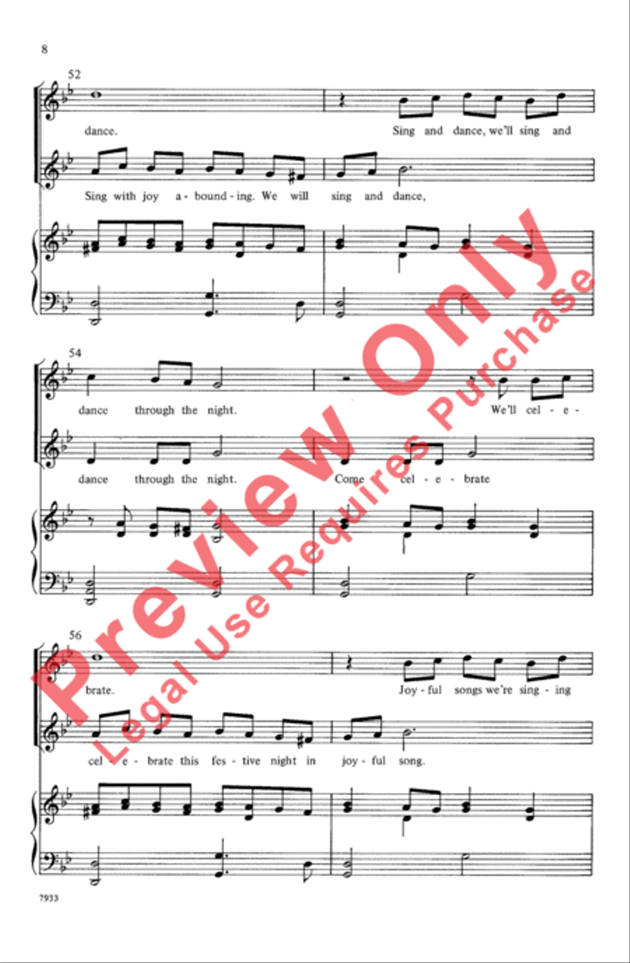 Light in the Darkness Light in the Darkness 2-Part scores gallery preview page 8