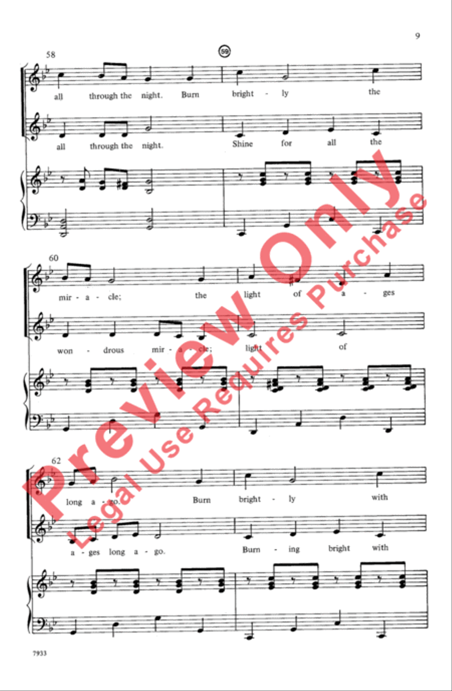 Light in the Darkness Light in the Darkness 2-Part scores gallery preview page 9