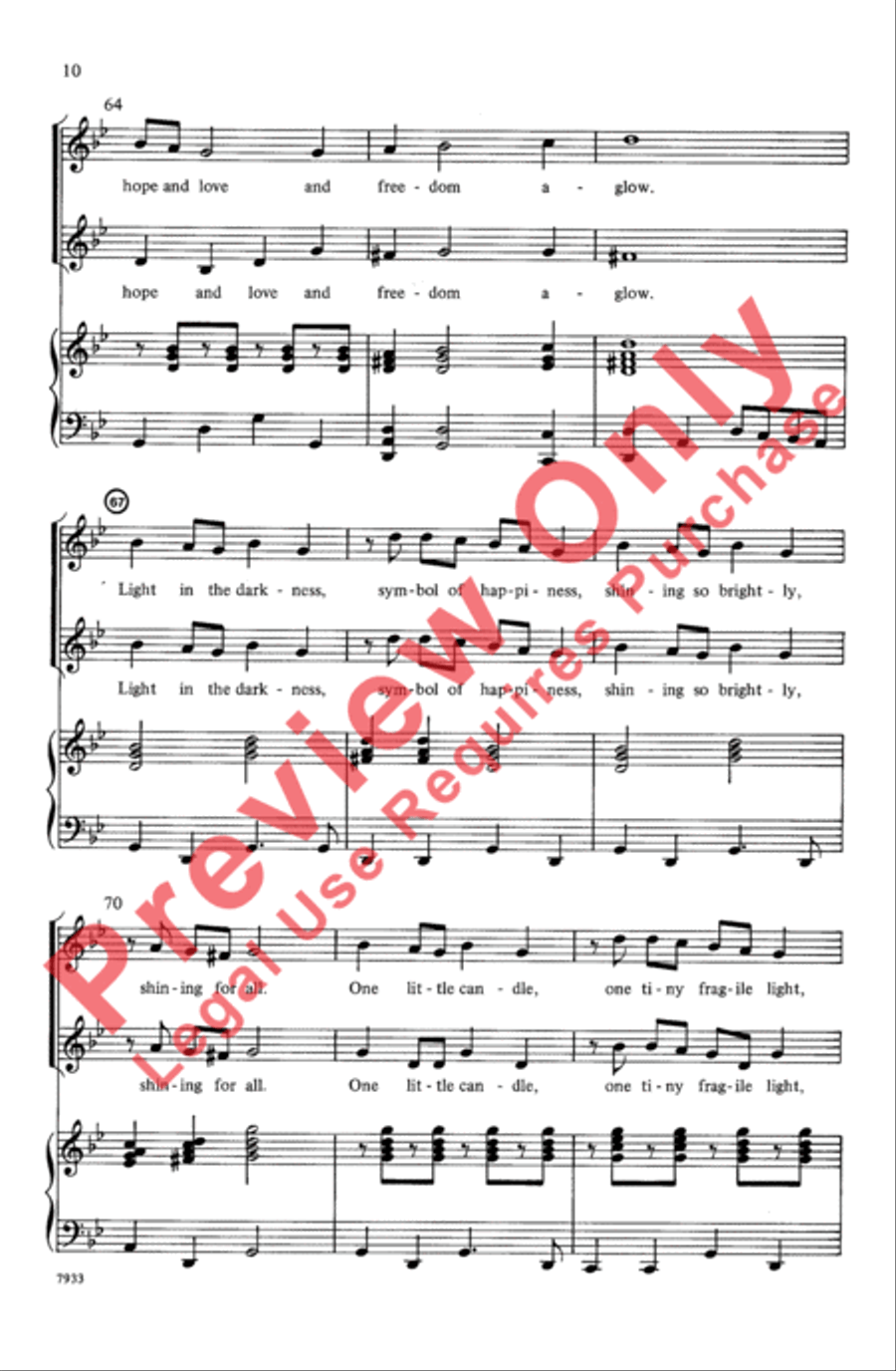 Light in the Darkness Light in the Darkness 2-Part scores gallery preview page 10