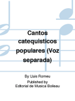 Cantos catequisticos populares (Voz separada)