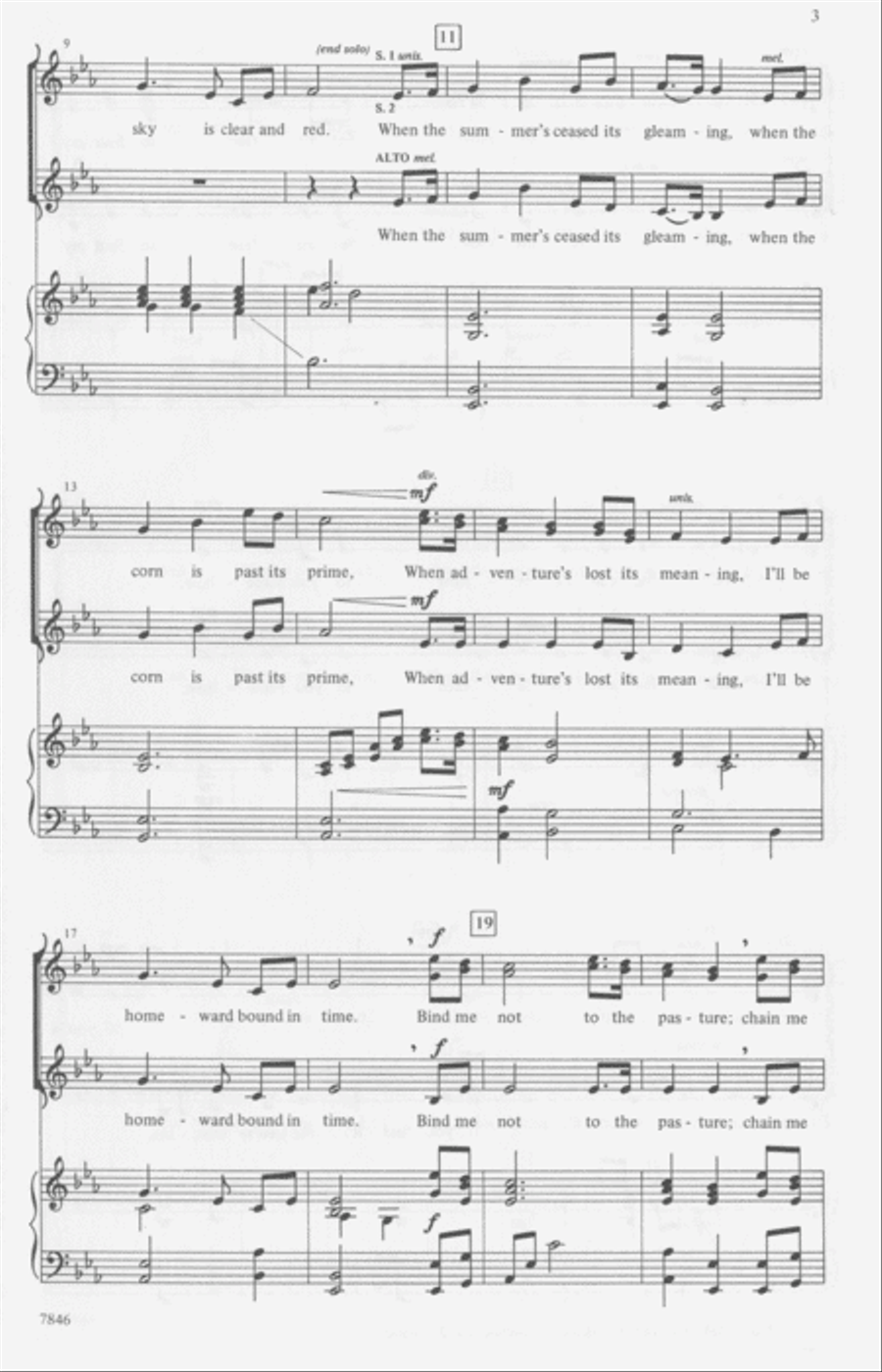 Homeward Bound Homeward Bound Women's Choir scores gallery preview page 3