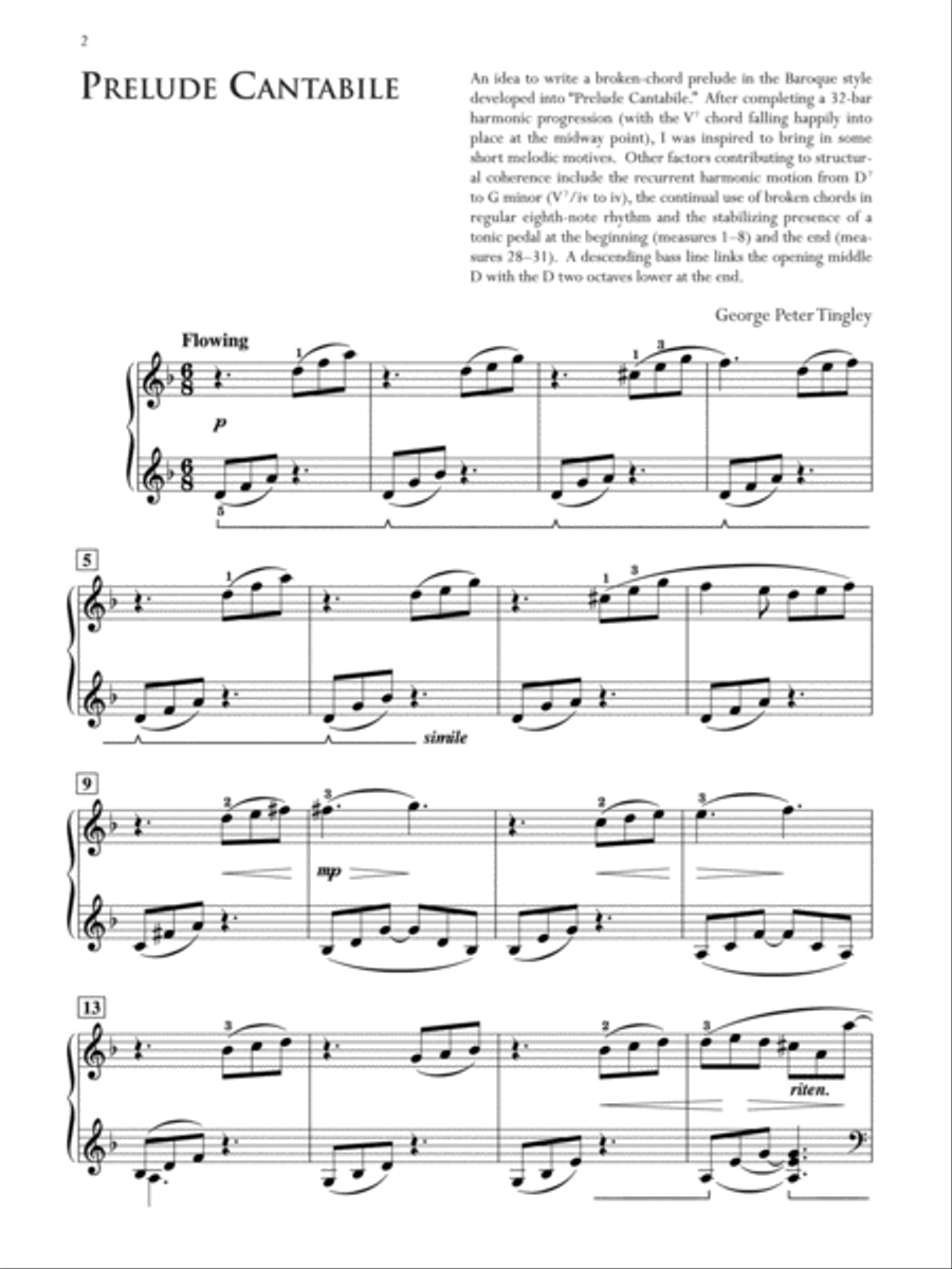 Distant Echoes, Book 2 Piano Solo scores gallery preview page 2