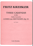 Three Cadenzas