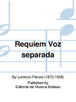 Requiem Voz separada
