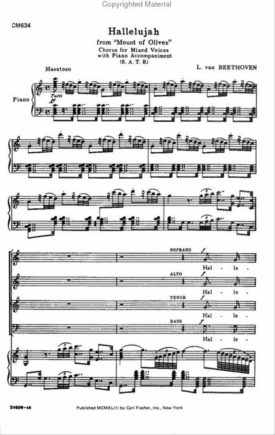 Hallelujah Hallelujah 4-Part scores gallery preview page 2