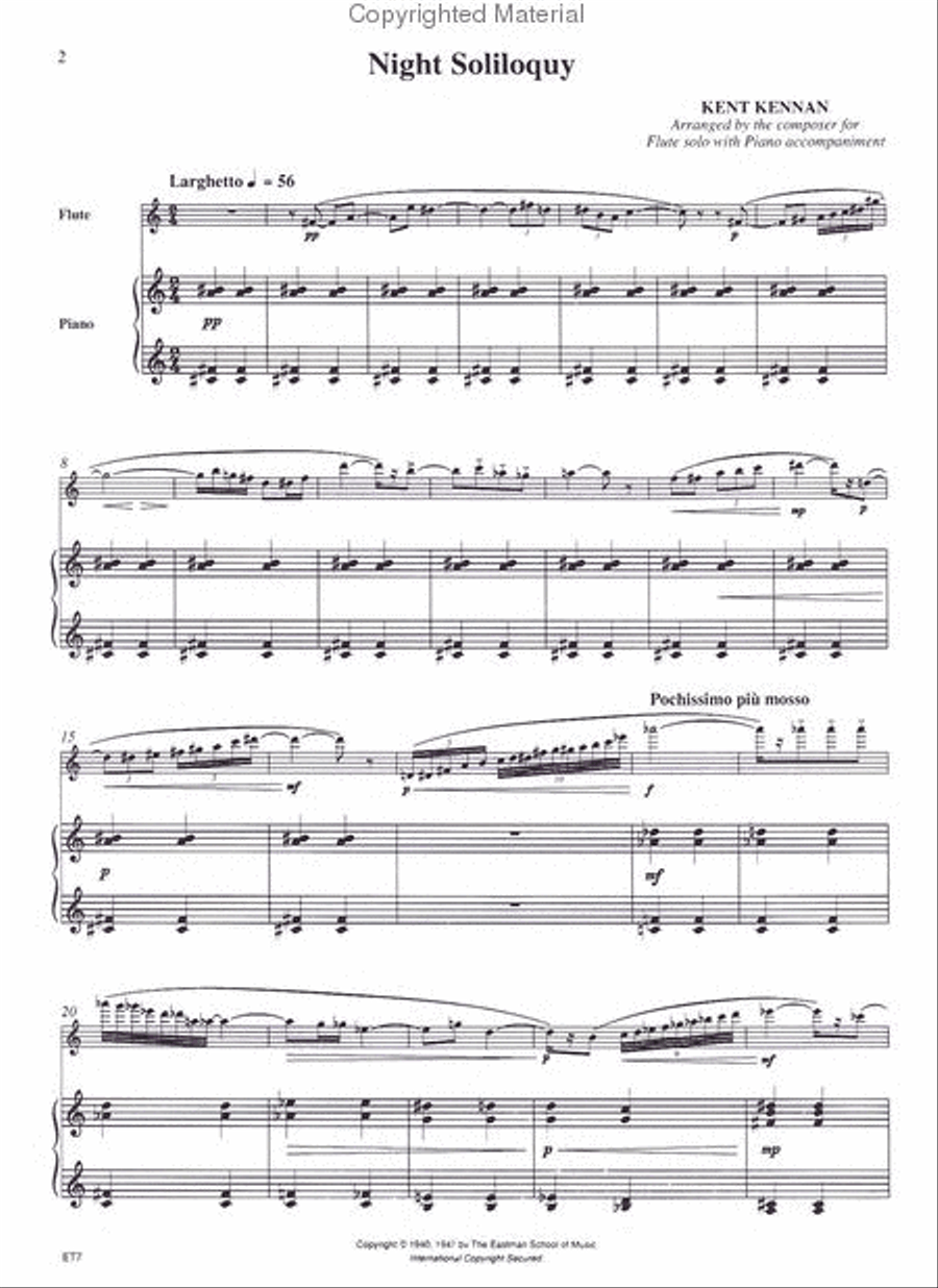 Night Soliloquy Night Soliloquy Flute Solo scores gallery preview page 2