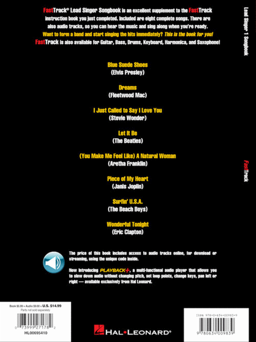 FastTrack Lead Singer Songbook 1 – Level 1