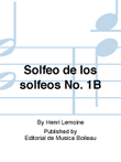 Solfeo de los solfeos No. 1B
