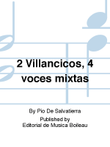 2 Villancicos, 4 voces mixtas