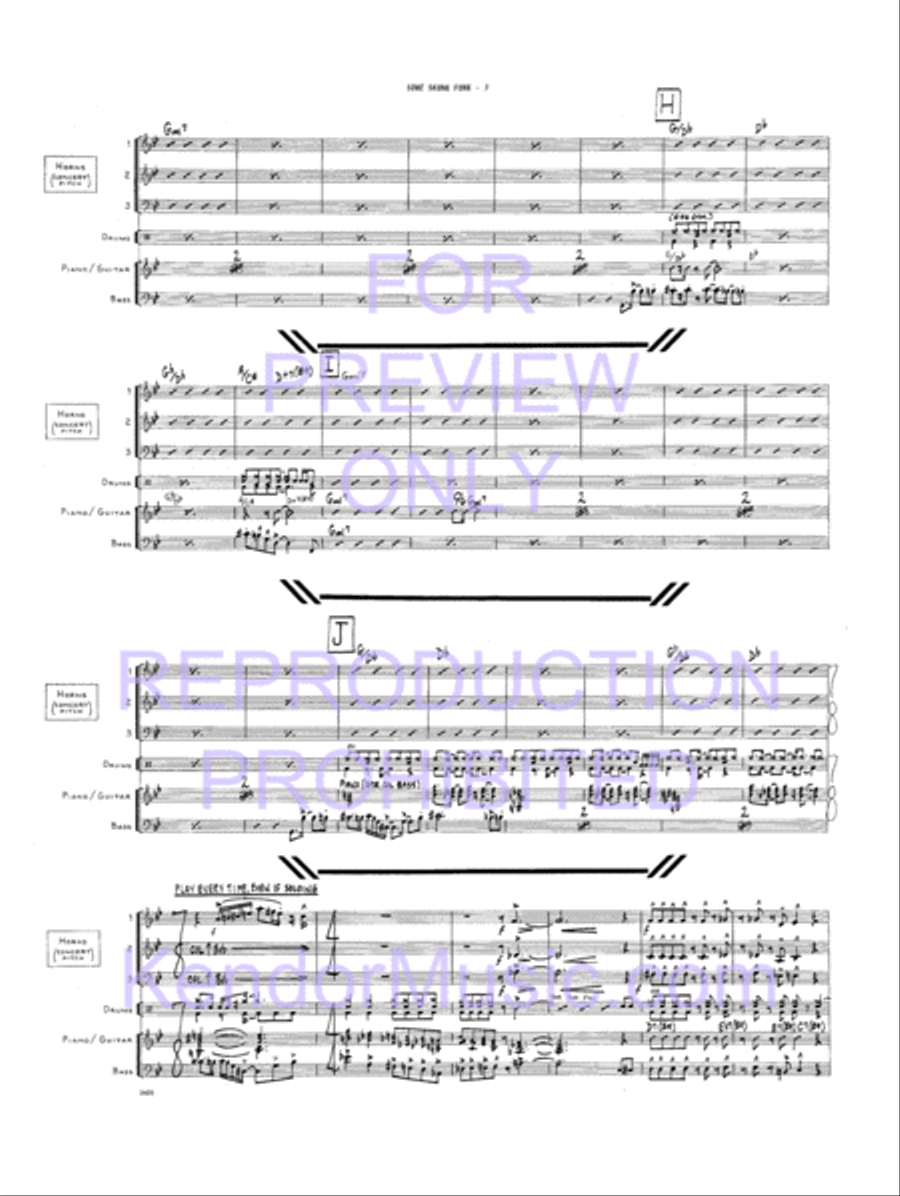 Some Skunk Funk Jazz Ensemble scores gallery preview page 4